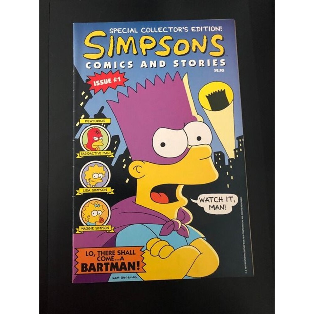 Simpsons Comics and Stories #1 - 1st app Bartman- 1st offical App of SImpsons